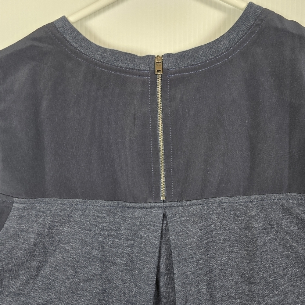 Athleta Women's Navy Blue floral Tapestry Mixed Media Tank Top Sleeveless Size S - Picture 8 of 13